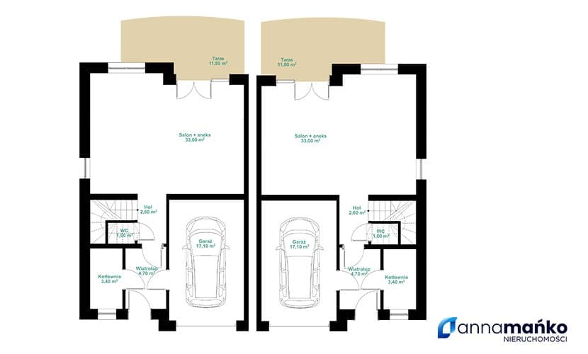 Dom z garażem | 121m2 | działka 350m2 - zdjęcie 19
