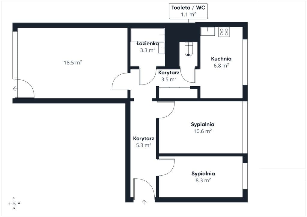 3 pokoje | 60,3 m² | NOWA CENA!!! - zdjęcie 14