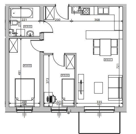 3 pokoje | balkon lub ogródek | winda - zdjęcie 5