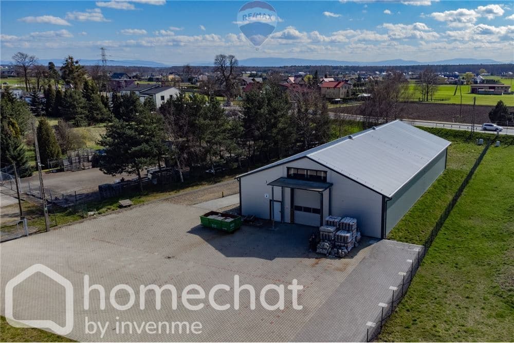 Hala magazynowa przy DK 935 Żory-Pszczyna