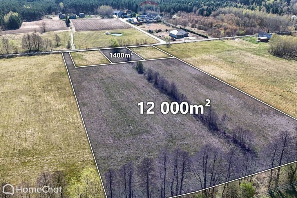 Działka 13 400 m2 z warunkami zabudowy