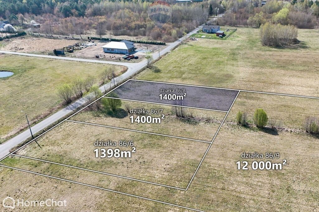 Działka 1400 m2 z warunkami zabudowy gm.Włocławek