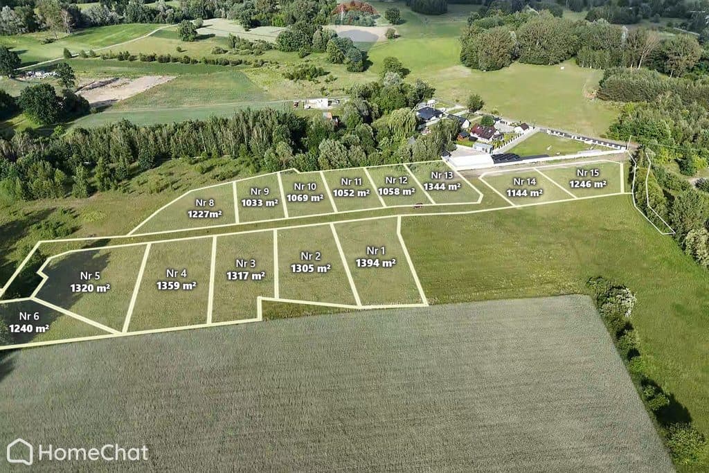 Inwestycja gruntowa 15 działek Budy Zosine 2,15 ha