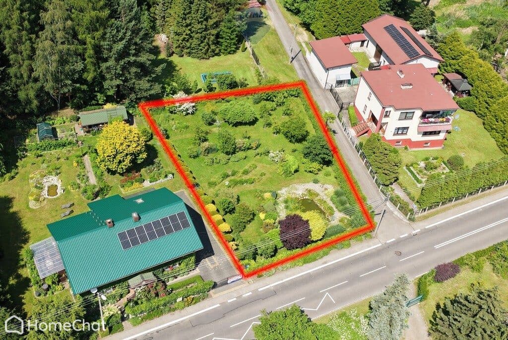Działka budowlana z ogrodem 800 m²