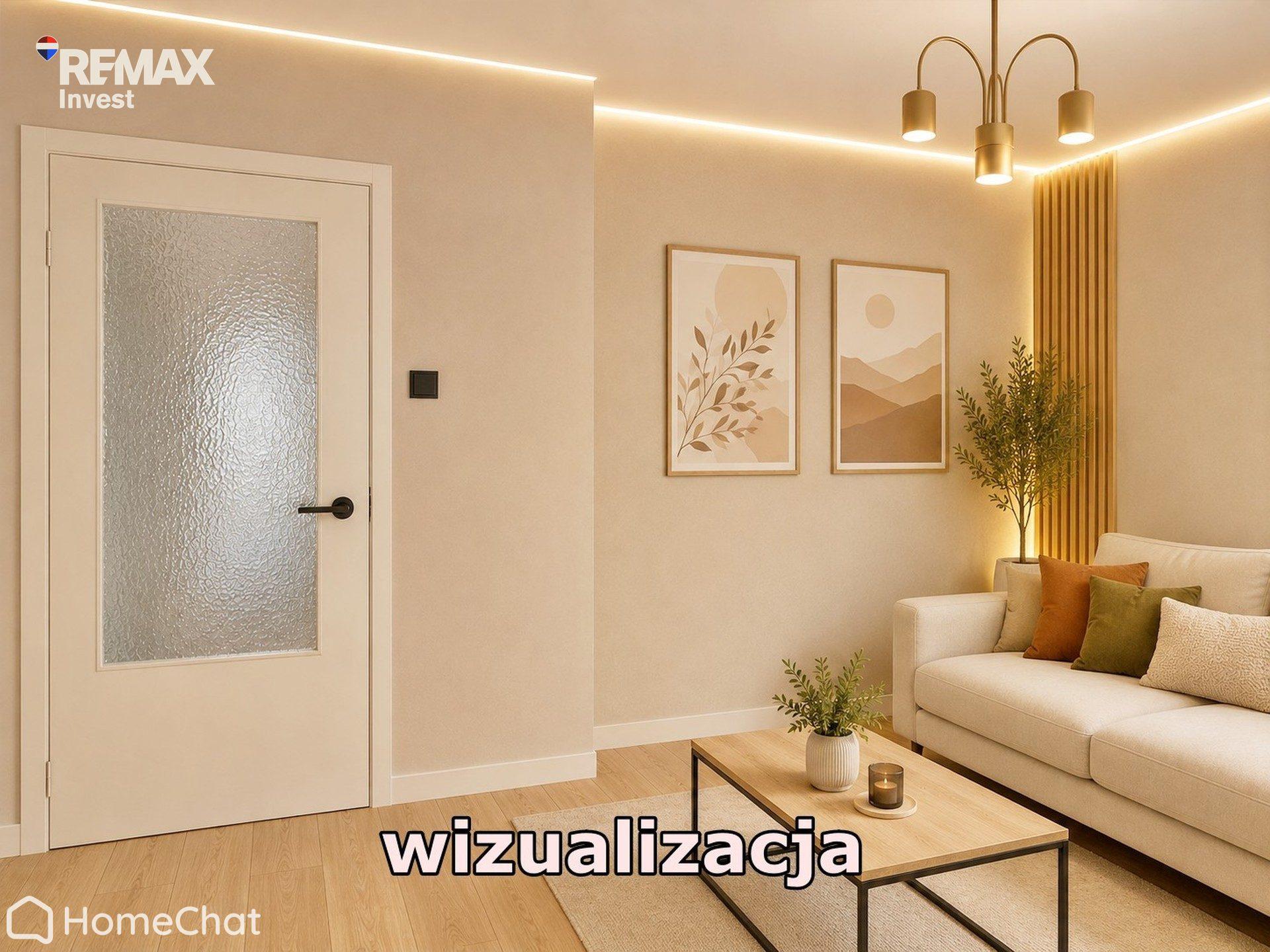 Balkon, zieleń i centrum miasta