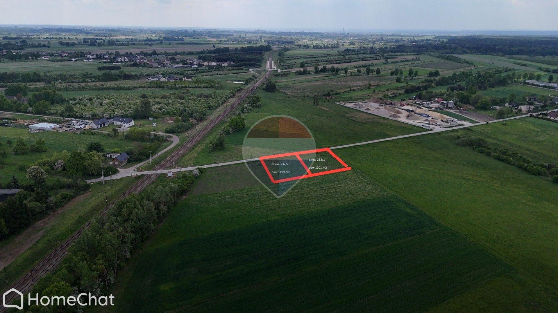 Działka inwestycyjna 2400 m2 Dąbrówka Zabłotnia
