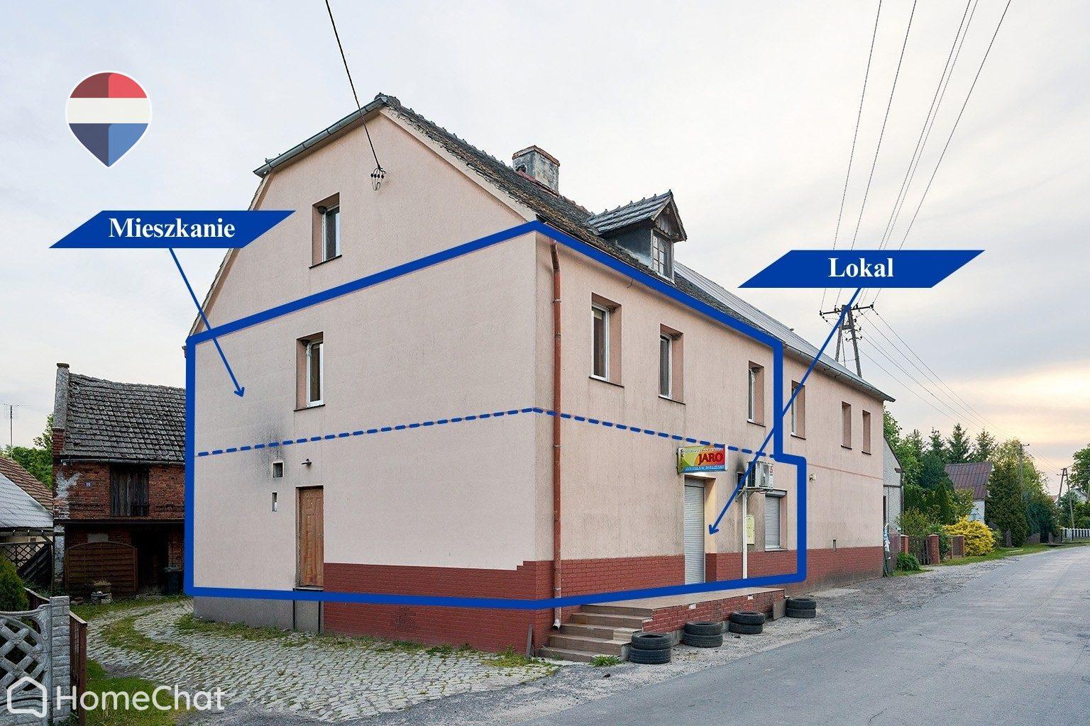Na sprzedaż lokal usługowo - handlowy + mieszkanie