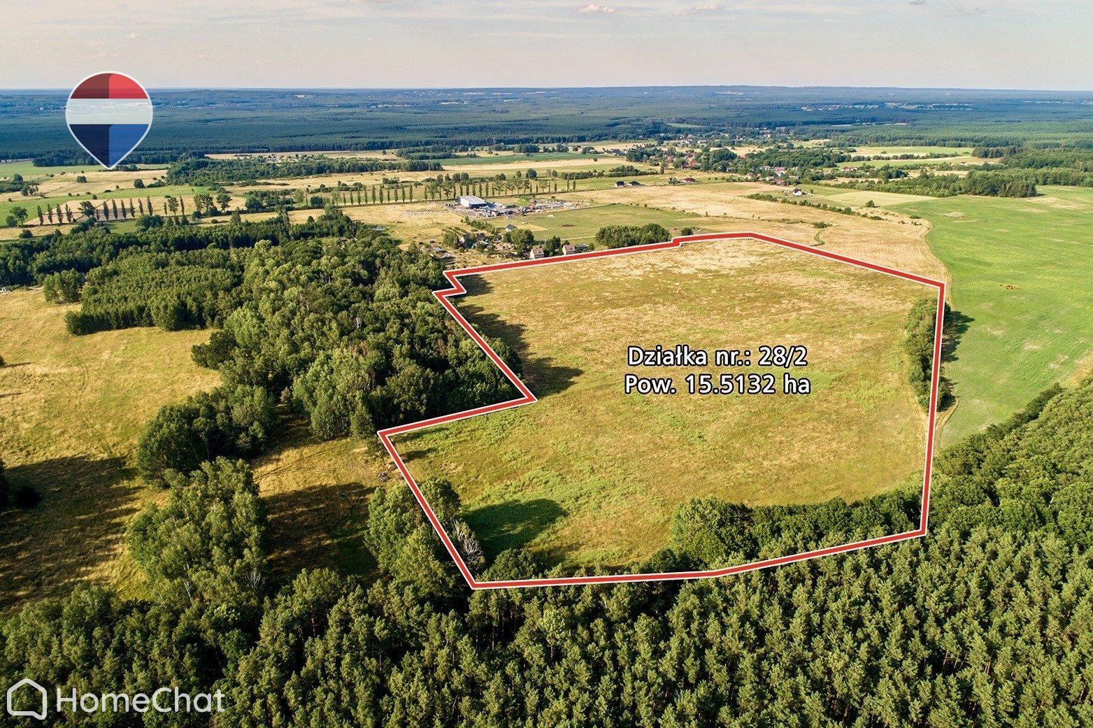 Duża działka rolna - 15.5132 ha, dopłaty!