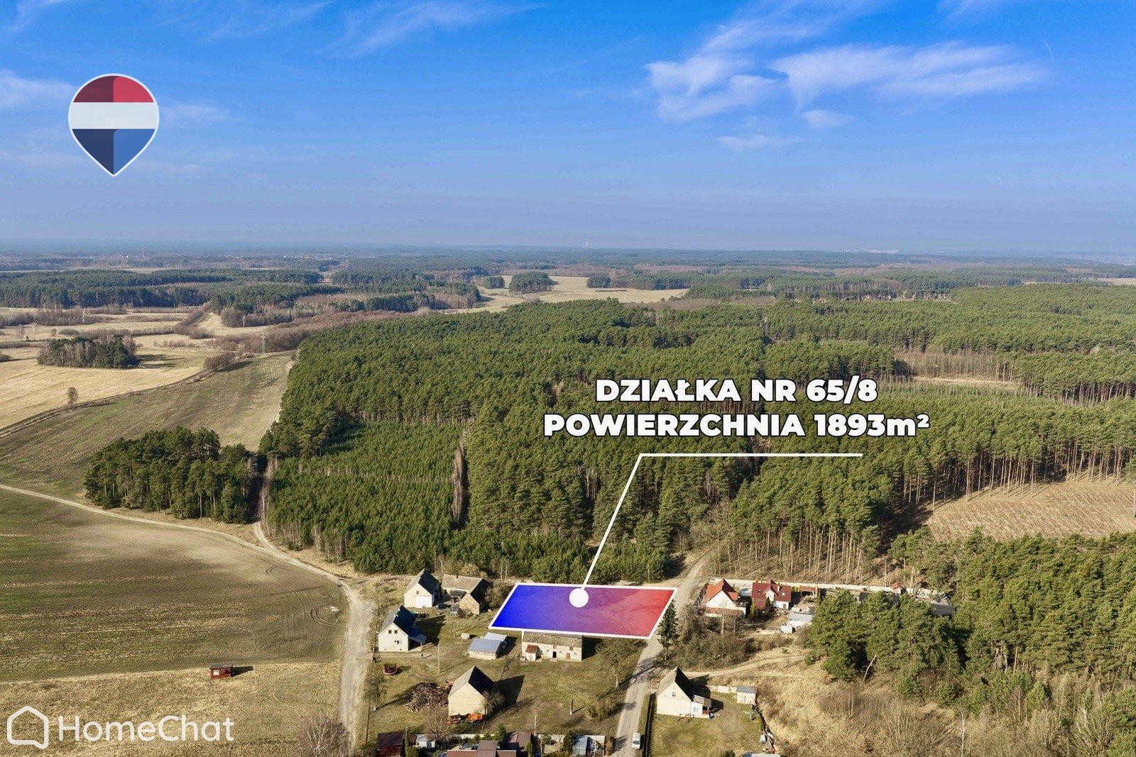 Działka przy lesie z warunkami zabudowy