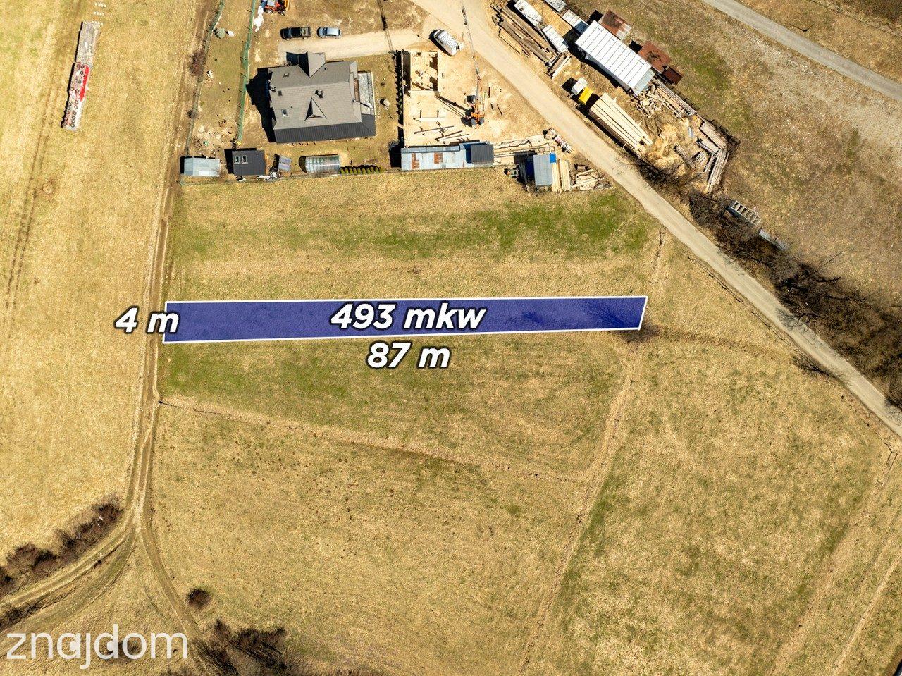 Działka budowlana Chochołów - 493m2