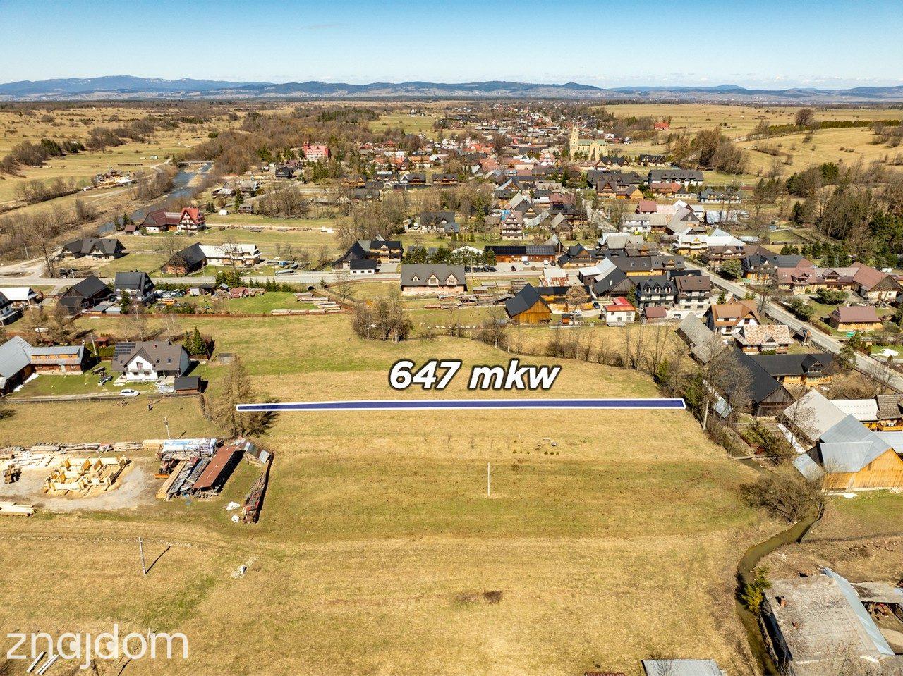Działka Budowlana Chochołów 647m2 - zdjęcie 3