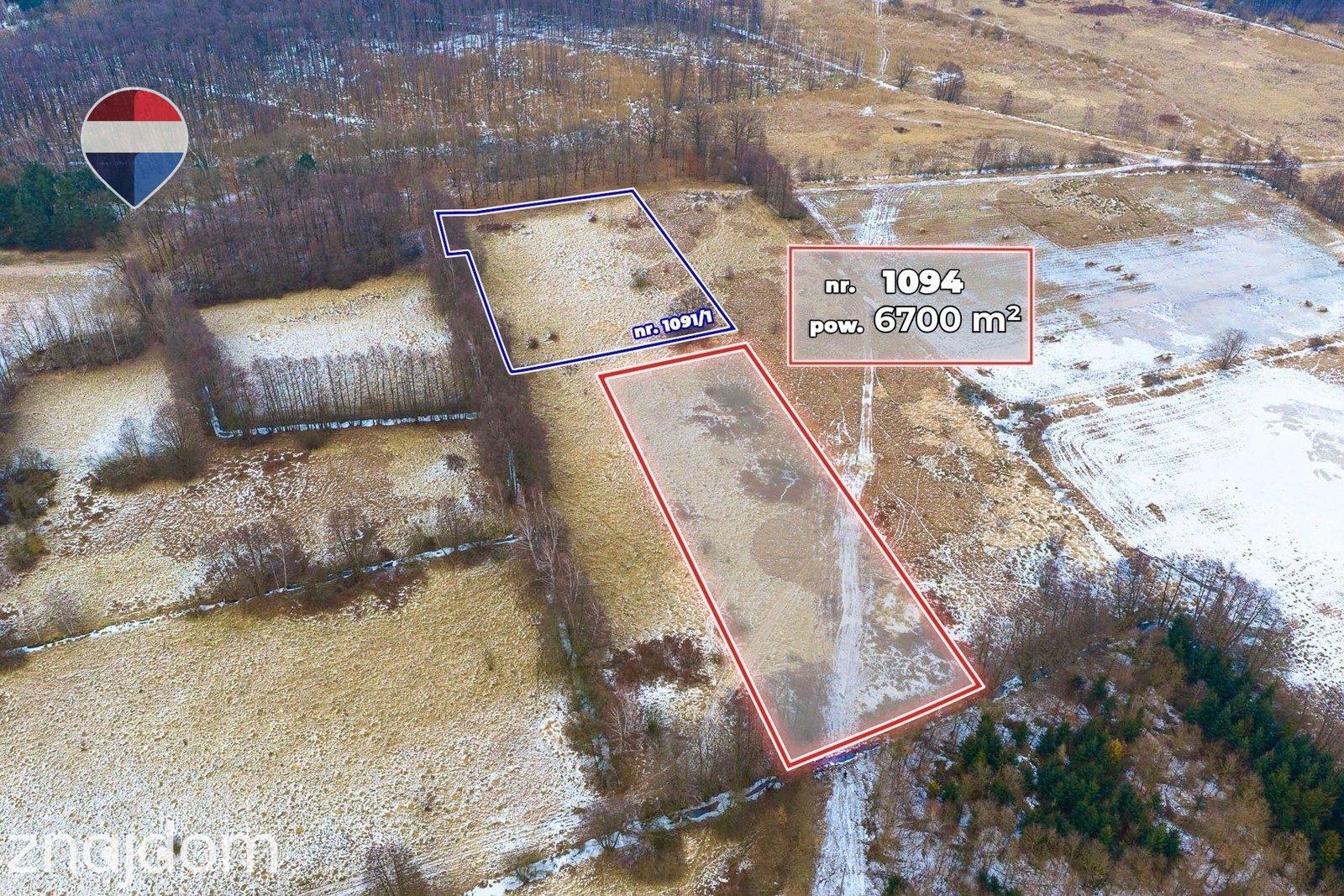 Na sprzedaż działka rolna o pow. 6.700 m². - zdjęcie 2