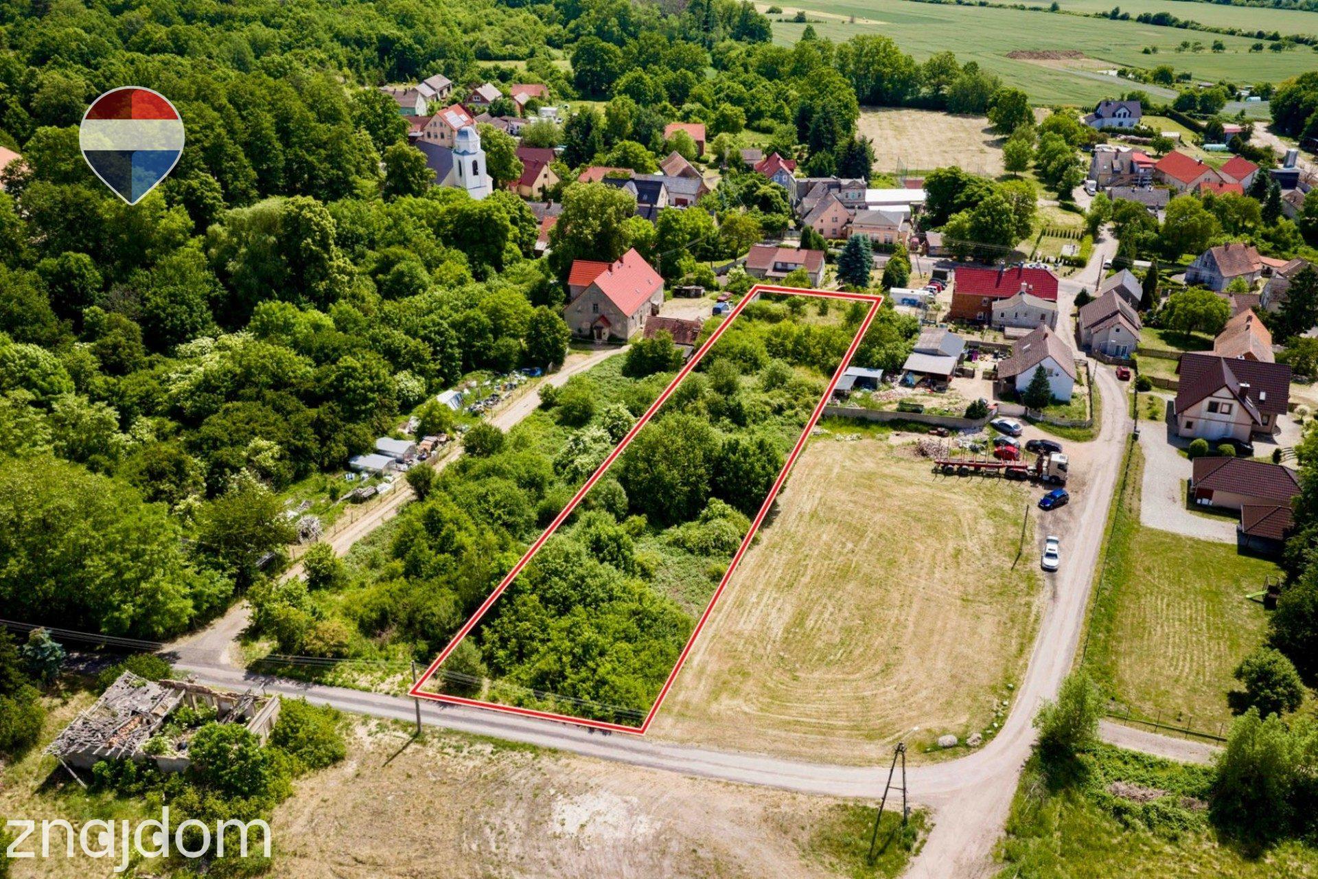 Działka z WZ, pow. 3.104 m² + media - zdjęcie 2