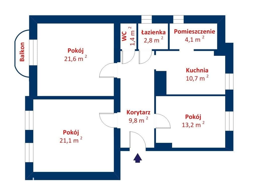 Mieszkanie z balkonem obok Parku Wilsona - zdjęcie 18