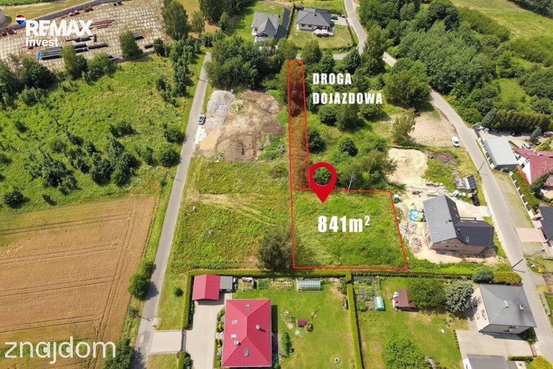 Płaska działka 841 m² pod wymarzony dom - zdjęcie 2