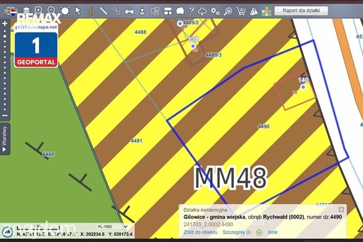 Działka 1100 m2 w Rychwałdzie - zdjęcie 8
