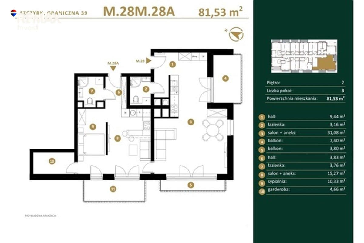 Duże mieszkanie z dwoma balkonami - zdjęcie 4