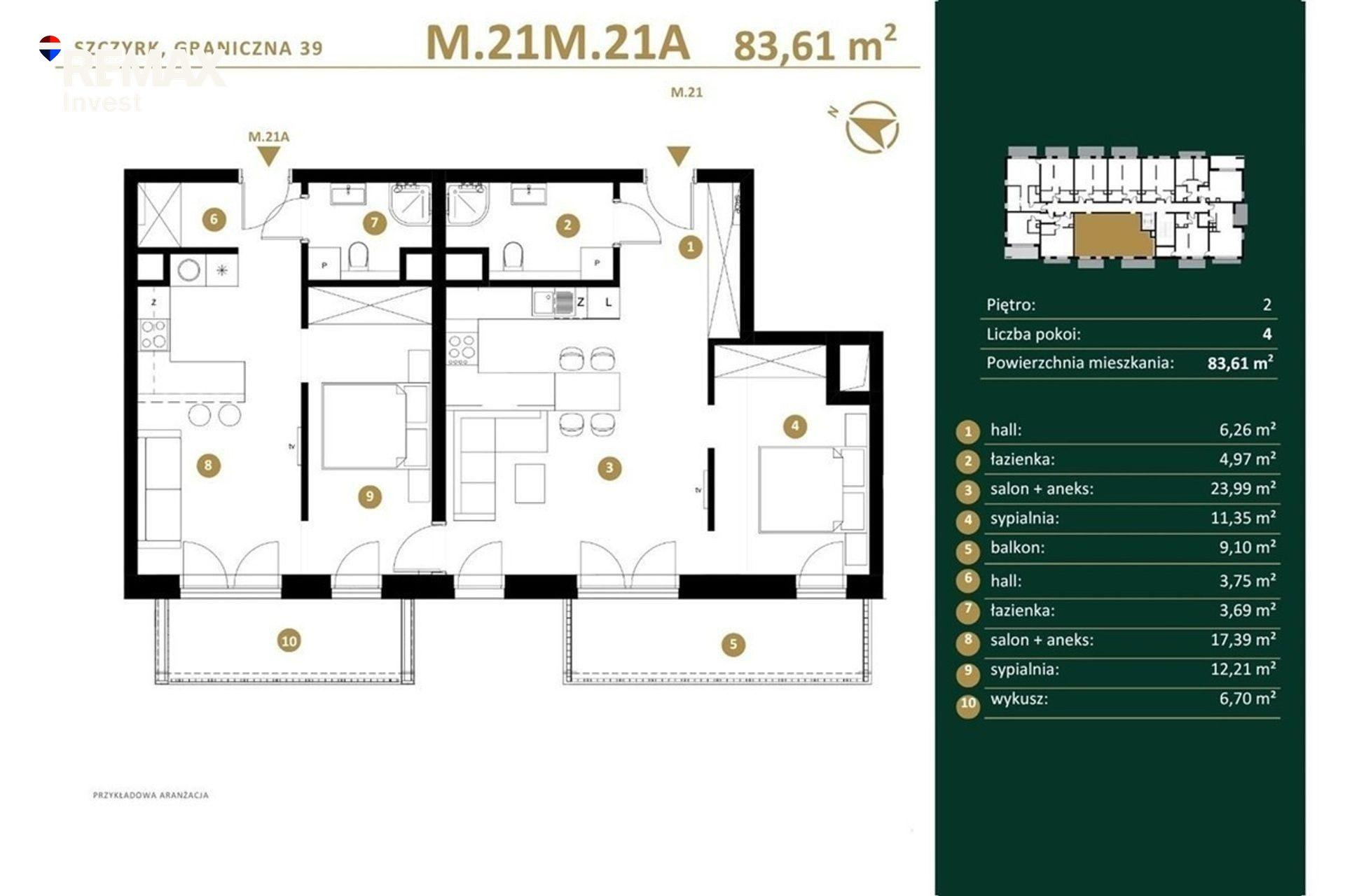 Duże mieszkanie z balkonem i wykuszem - zdjęcie 3