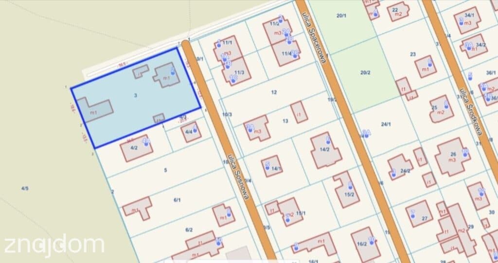 Działka budowlana 1823 m² w WAW Wesoła