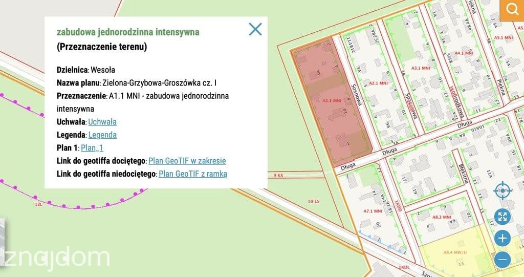 Działka budowlana 1823 m² w WAW Wesoła - zdjęcie 2