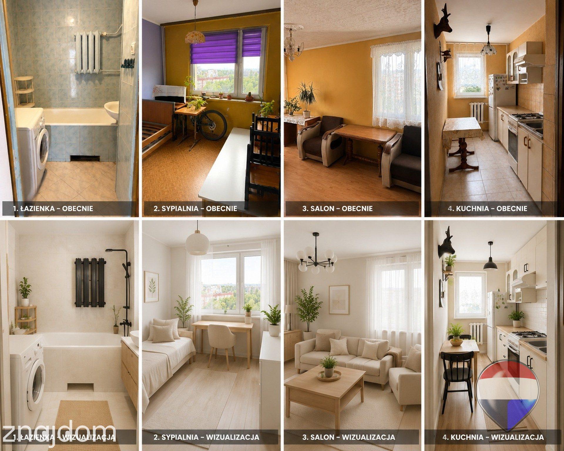 3-pokojowe mieszkanie z balkonem - 57,76 m² - 8. piętro - Sosnowiec – Zagórze - zdjęcie 10