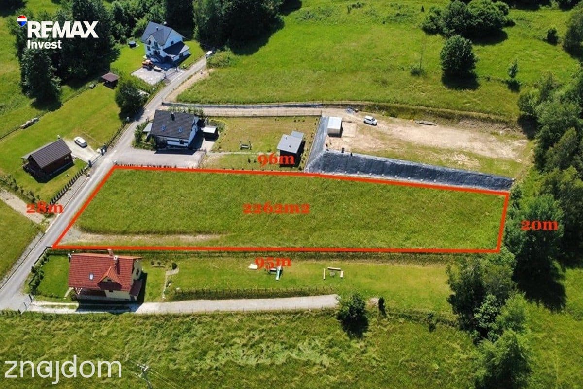 Działka 2262 m² z widokiem na góry - zdjęcie 3