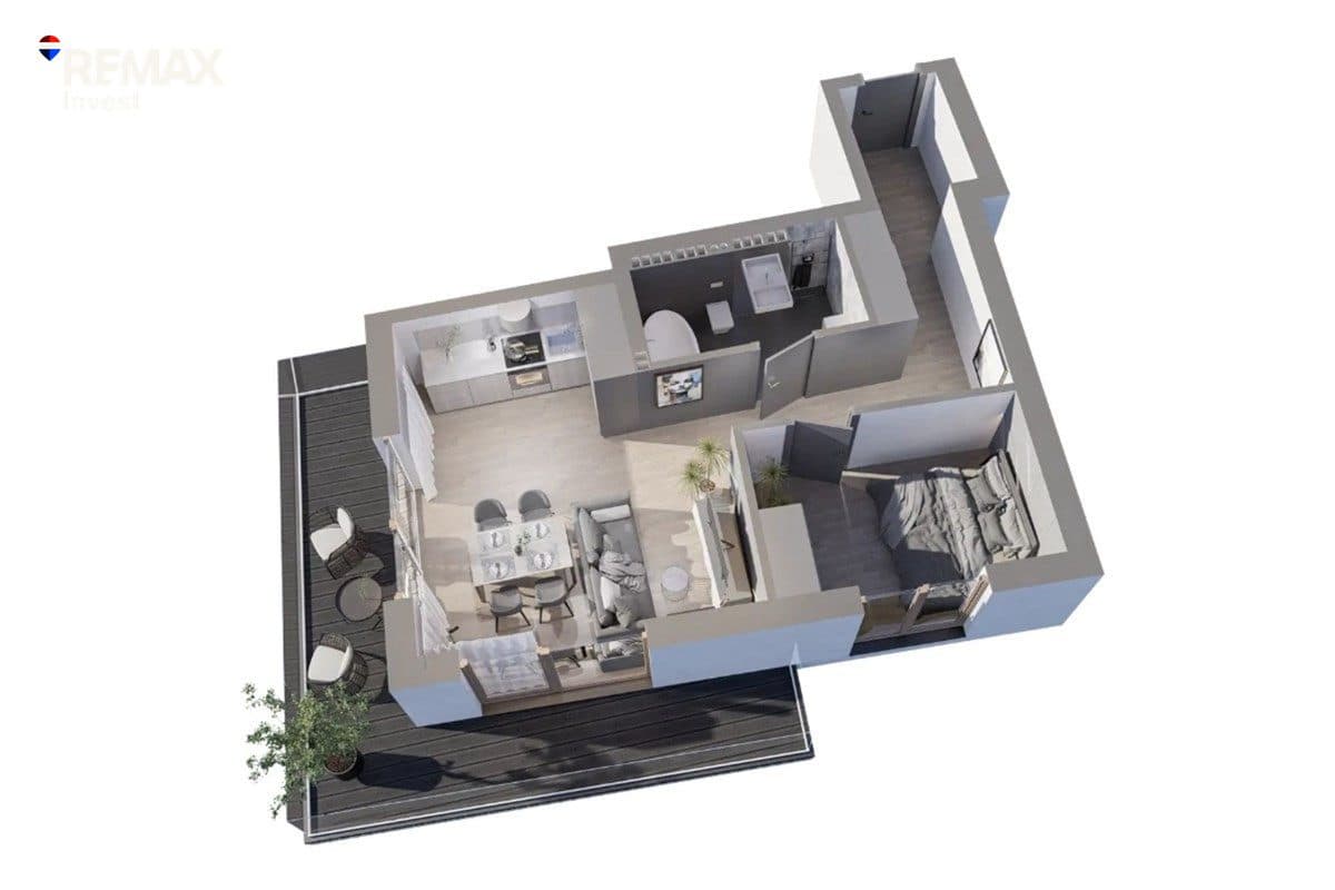 2 pokoje | 47,74 m² | Widok na Beskidy - zdjęcie 15
