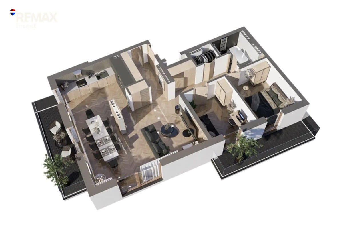 3 pokoje | 76,88 m² | Taras i widok na Beskidy - zdjęcie 15