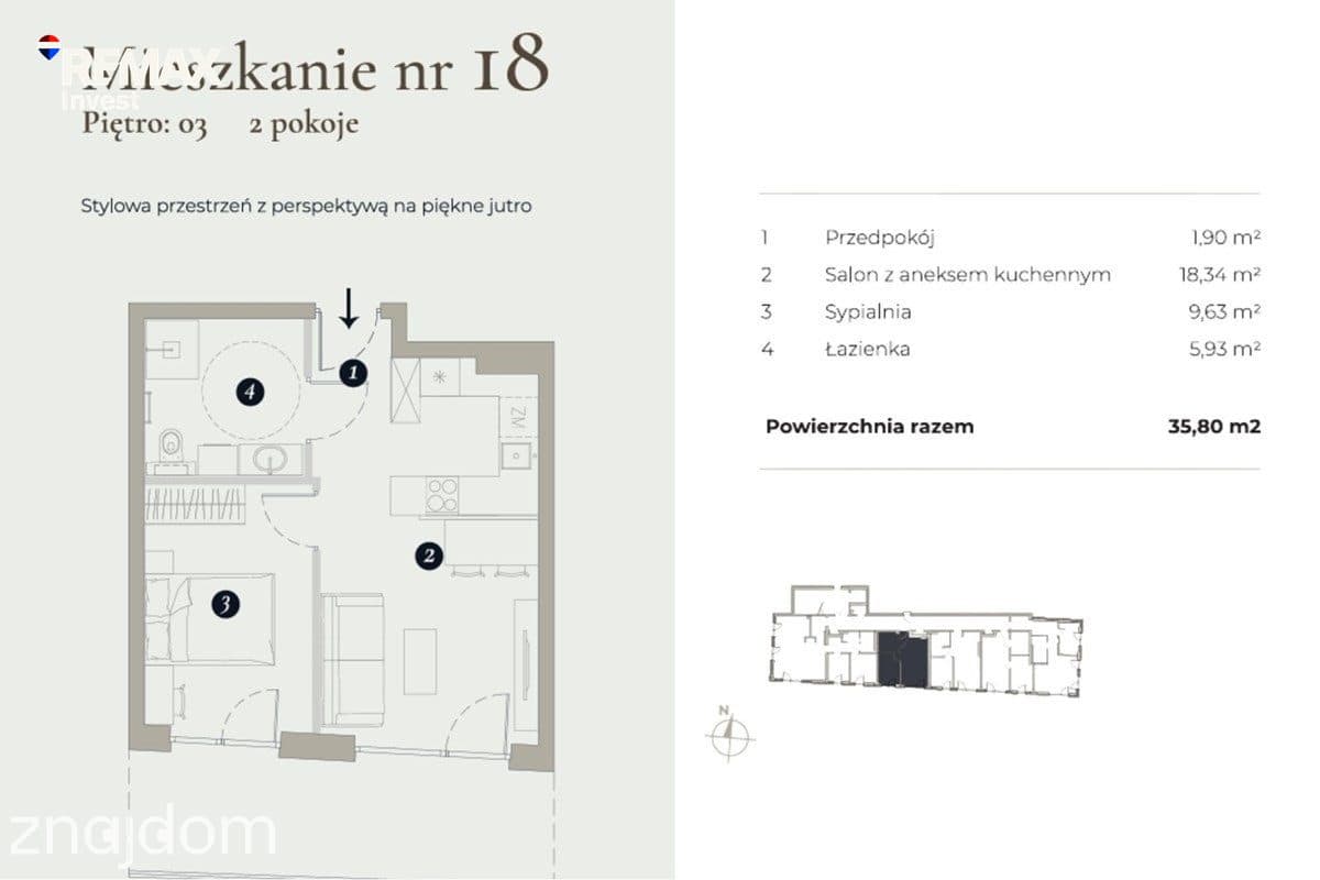 Mieszkanie z balkonem 2 pokoje | Bielsko-Biała - zdjęcie 4