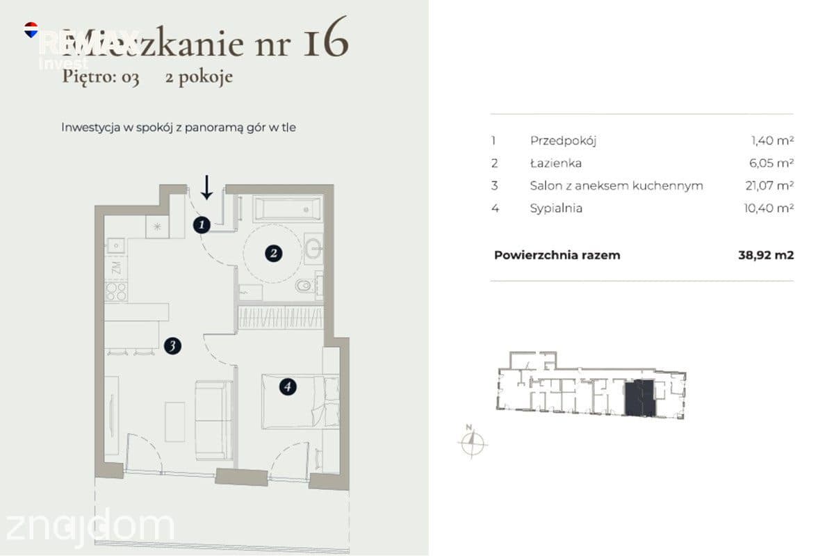 Mieszkanie z balkonem 2 pokoje | Bielsko-Biała - zdjęcie 14