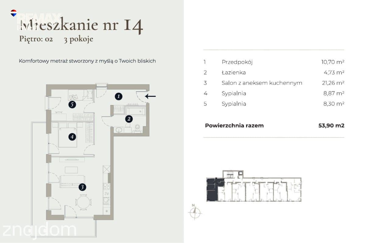 Mieszkanie z balkonem 3 pokoje | Bielsko-Biała - zdjęcie 14