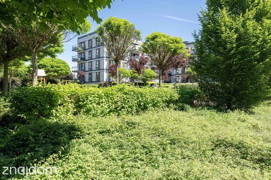 Mieszkanie urządzone ogródek River Park - zdjęcie 19