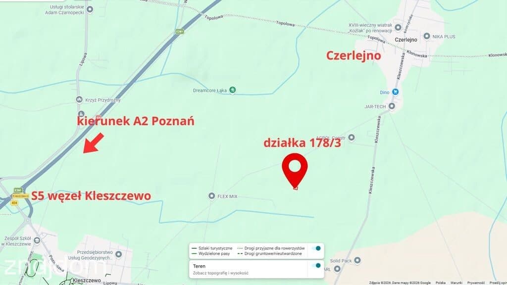 Działka budowlana| Czerlejno | MPZP | Kostrzyn - zdjęcie 13