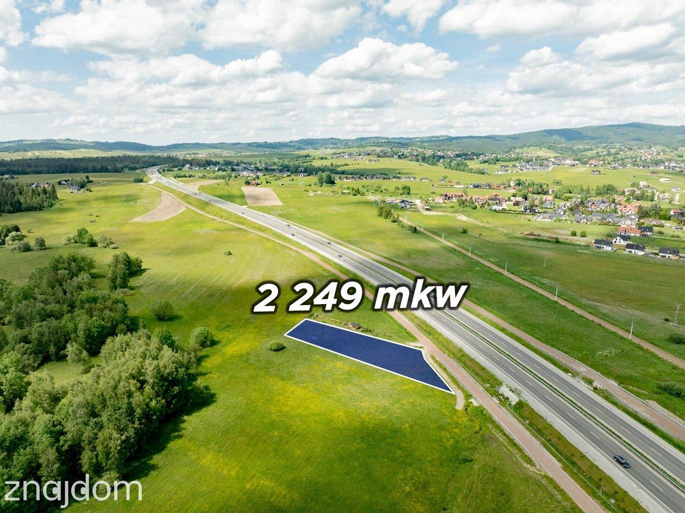 Działka Widokowa 2250 m² NOWY TARG – GREL
