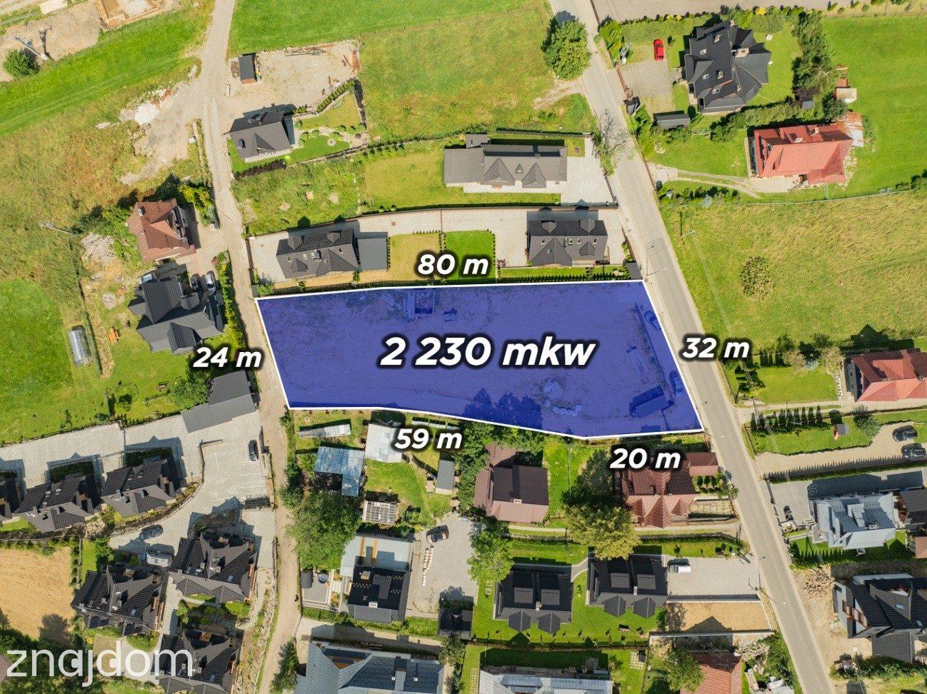 Działka z pozwoleniem na 4 domy – Zakopane 2230 m - zdjęcie 3