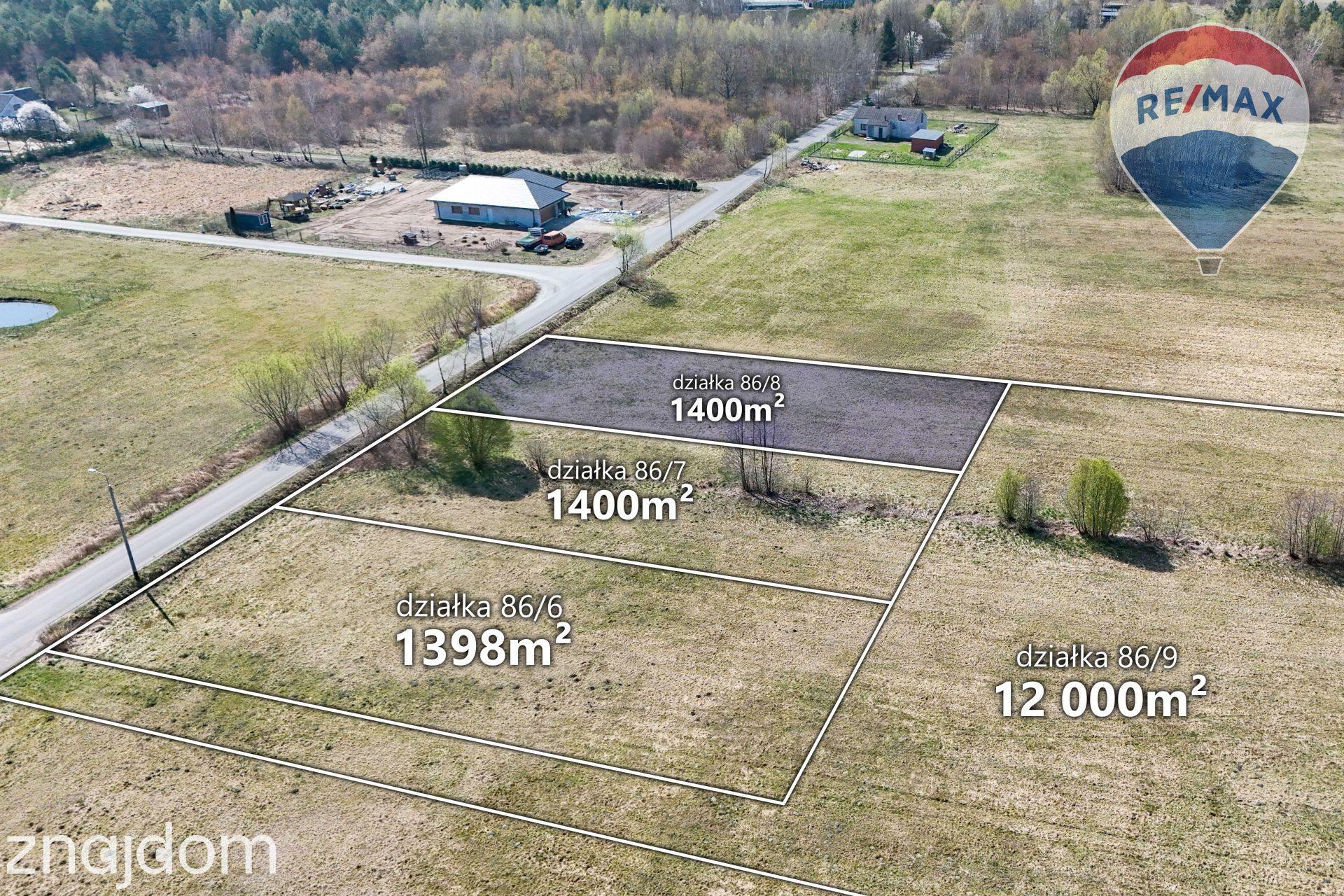 Działka 1400 m2 z warunkami zabudowy gm.Włocławek
