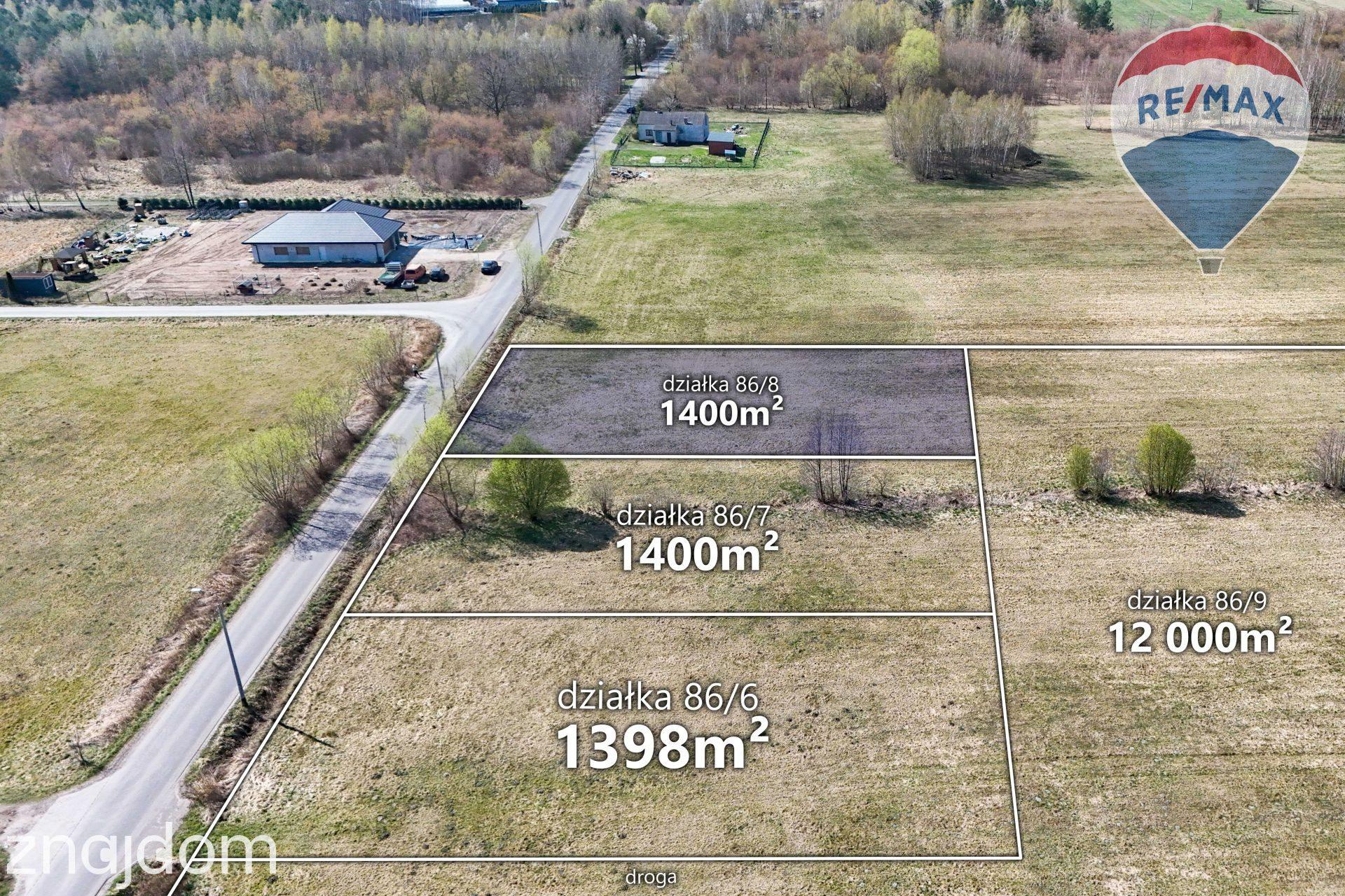 Działka 1400 m2 z warunkami zabudowy gm.Włocławek - zdjęcie 2