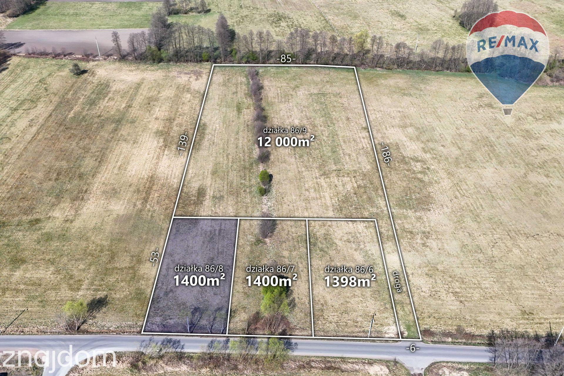 Działka 1400 m2 z warunkami zabudowy gm.Włocławek - zdjęcie 5