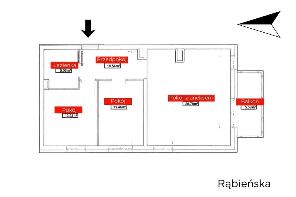 3 pokoje, balkon i parking | Łódź Złotno - zdjęcie 18