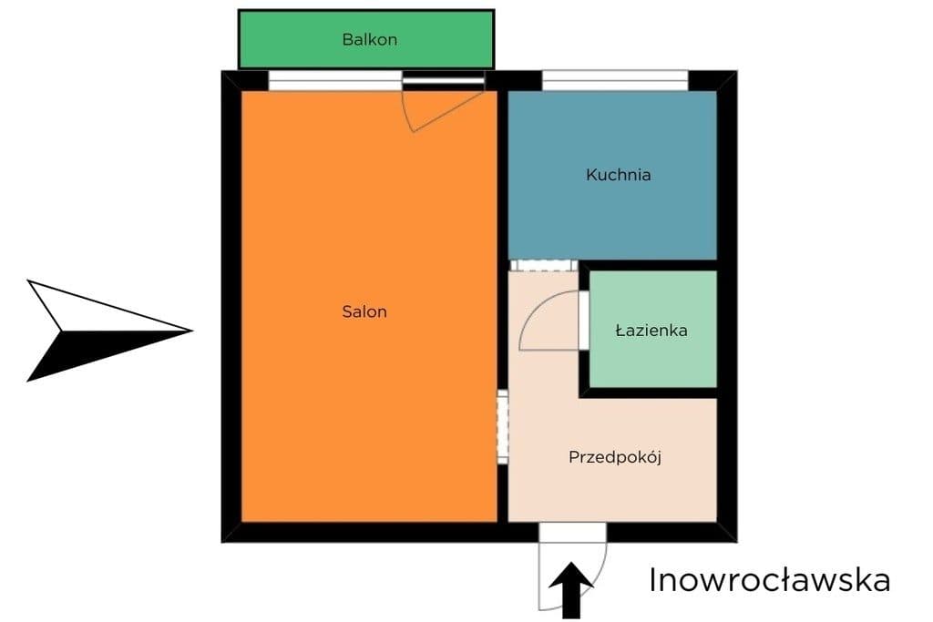 Kawalerka na Bałutach z balkonem i windą - zdjęcie 2