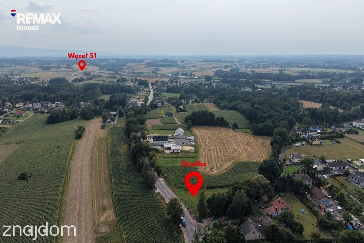 Dankowice 2464 m² MNU | 1,6 km do węzła S1 | Media