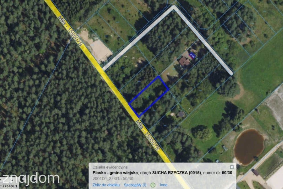 Działka budowlana 994 m² | Sucha Rzeczka | Jezioro Serwy | MPZP - zdjęcie 10