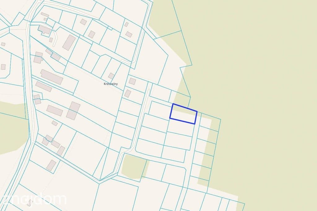 Działka 943 m² | 200 m od jeziora | Kretowiny, las - zdjęcie 3