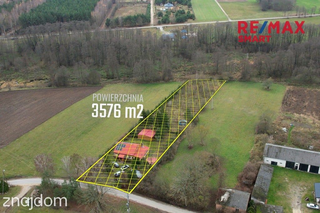 Dom z działką 3500m2/Cisza/Przestrzeń/Zieleń