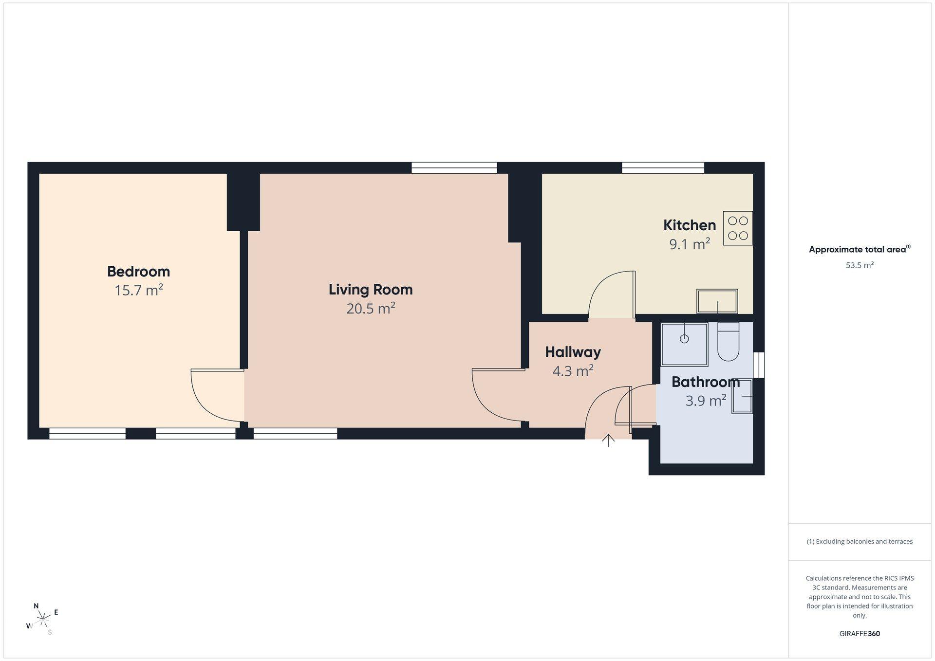 Mieszkanie po kapitalnym remoncie | 56 m² | Centrum Darłowa | Parter - zdjęcie 14