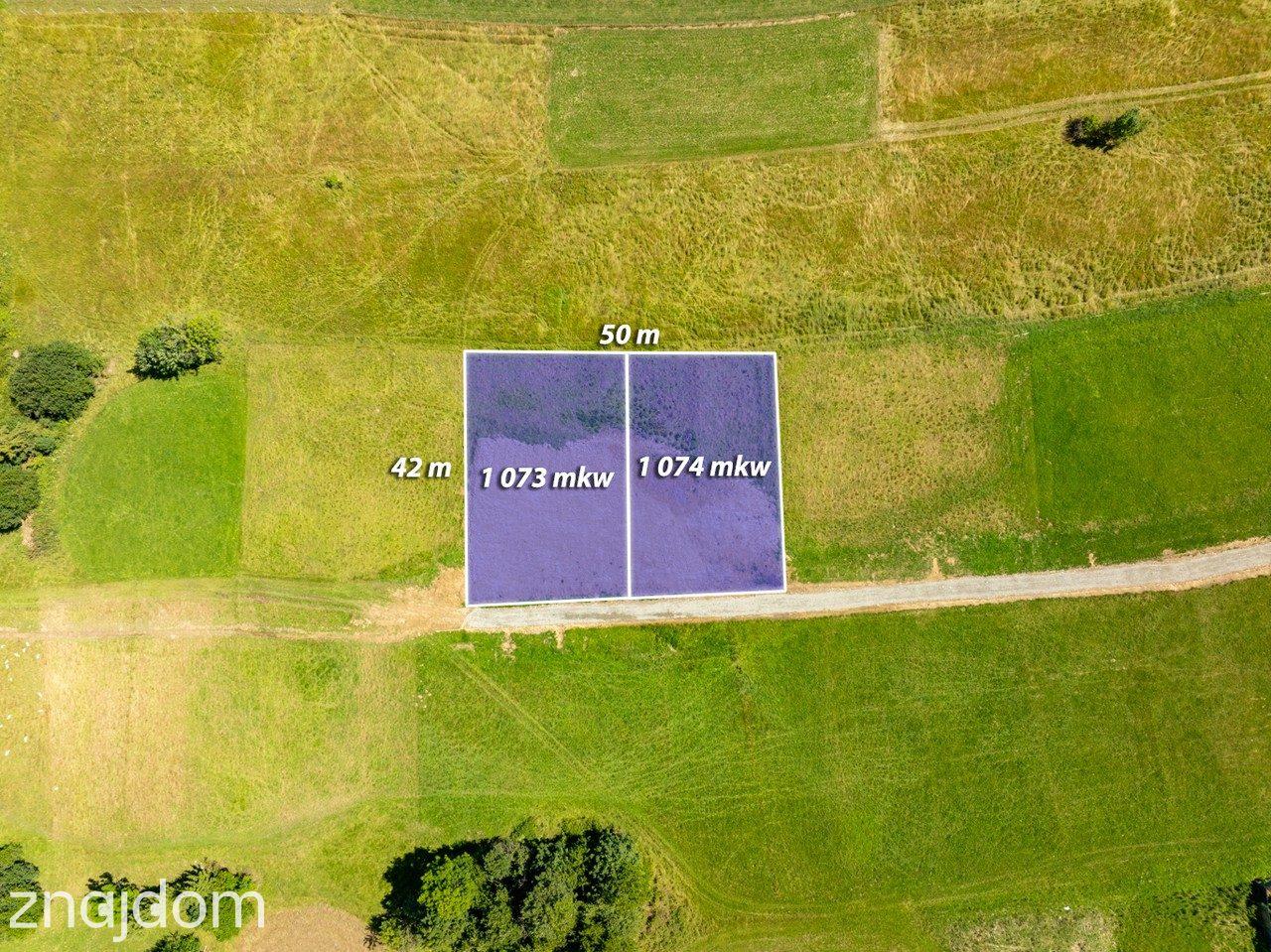 Działka budowlana Leszczyny 1074m2 - zdjęcie 17