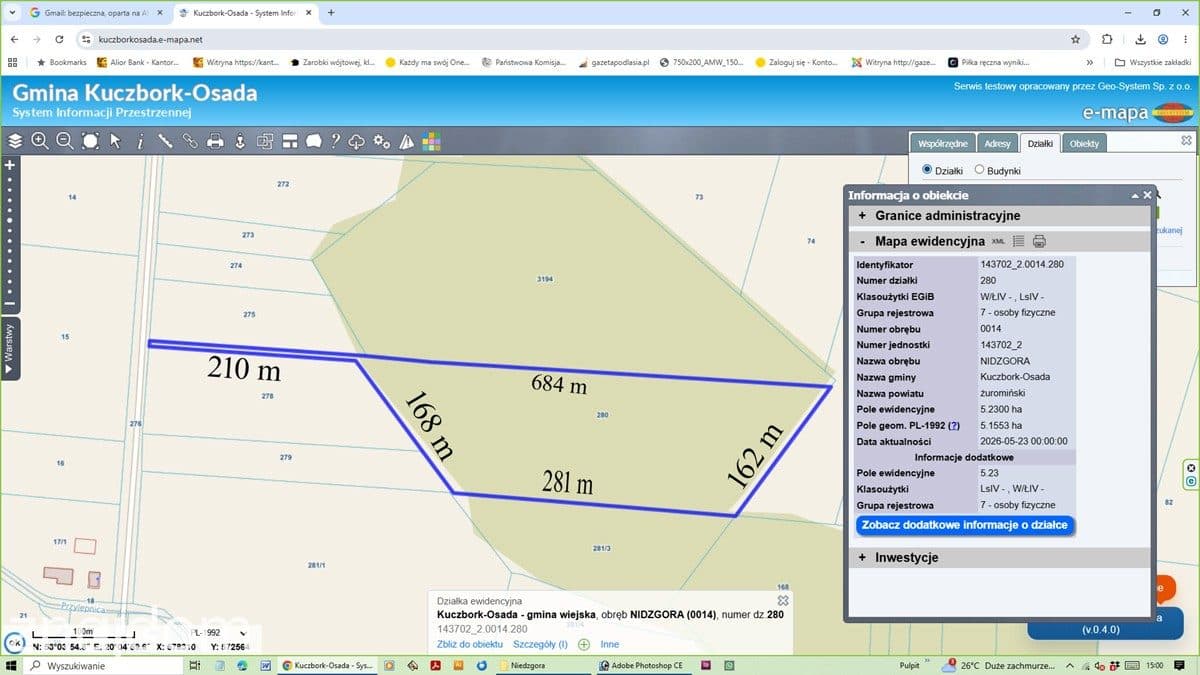Las o powierzchni 5,23 ha – olcha, pow. żuromiński