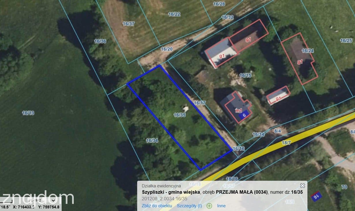 Twój dom nad Szelmentem Wlk, Działka 1218 m² - zdjęcie 12