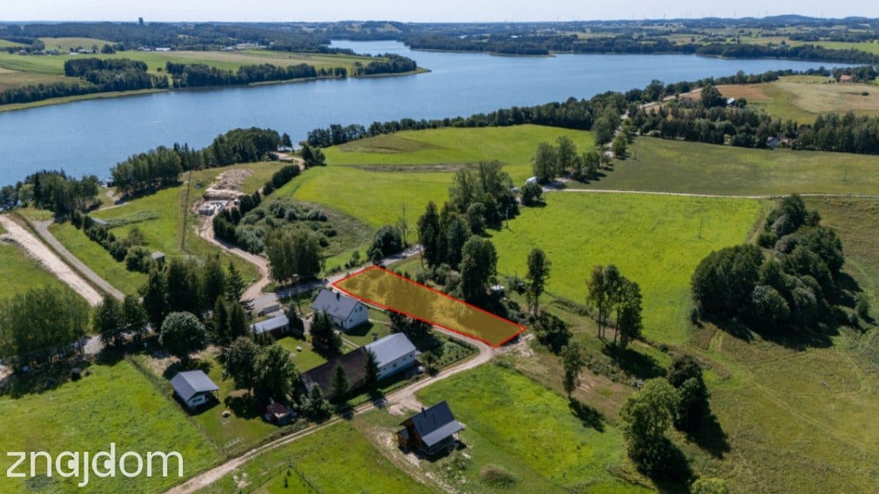Twój dom nad Szelmentem Wlk, Działka 1218 m²