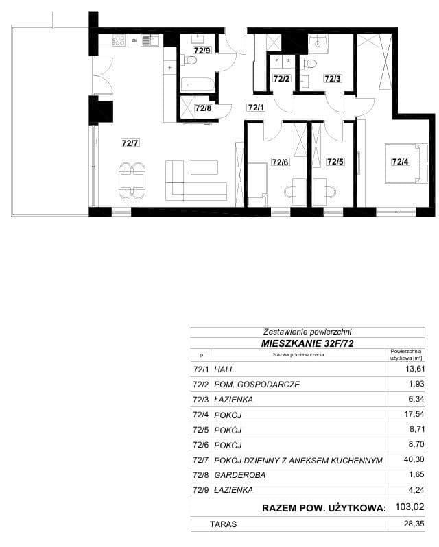 Apartament 103,02 m² z tarasem 28,35 m² Mysłowice - zdjęcie 20